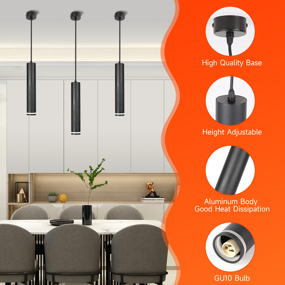 Colour Changing Bulb - GU10 Led Hanglamp 3 Kleuren Plafondkroonluchter