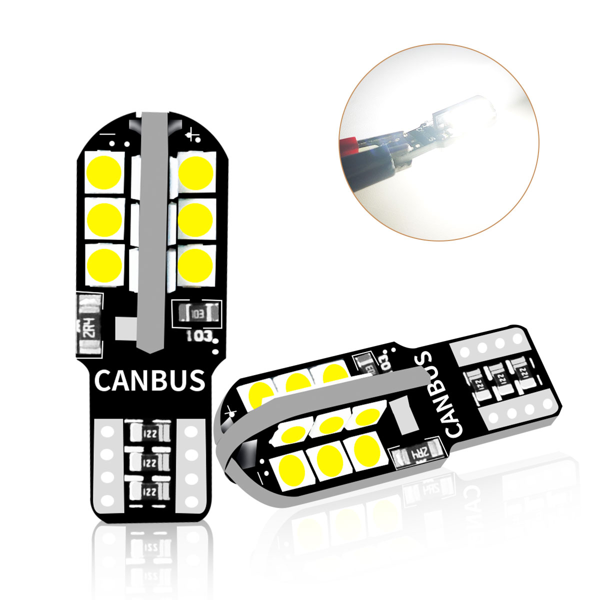 Colour Changing Bulb - Auto Signaal Lampen w5w wy5w 192
