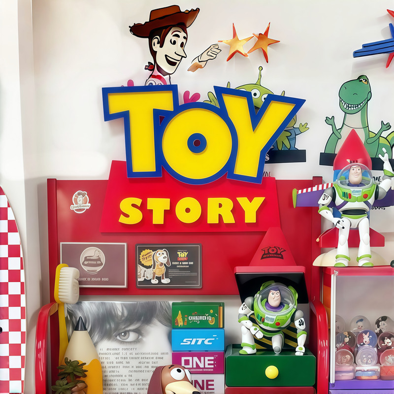 Lighting Home Decor Items - TOY STORY 3DLogo Uithangbord Cartoonfiguur Nachtlampje