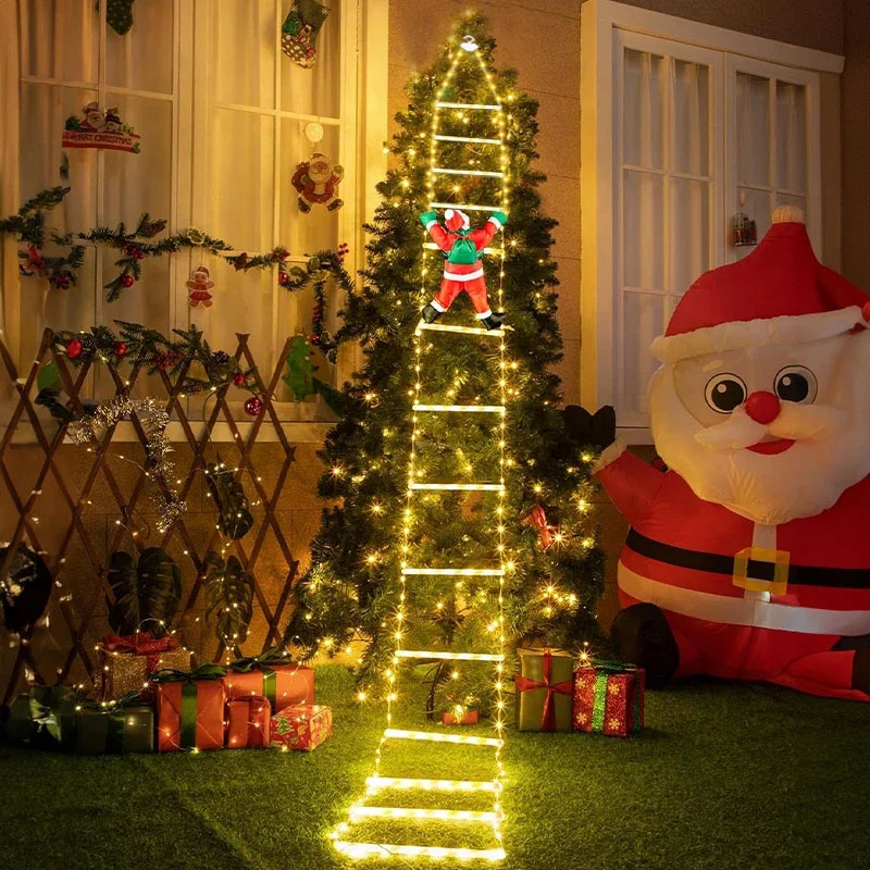 Lighting Tree Decor - LED Kerstverlichting Kerst Decoratieve Ladderlichtenslinger met