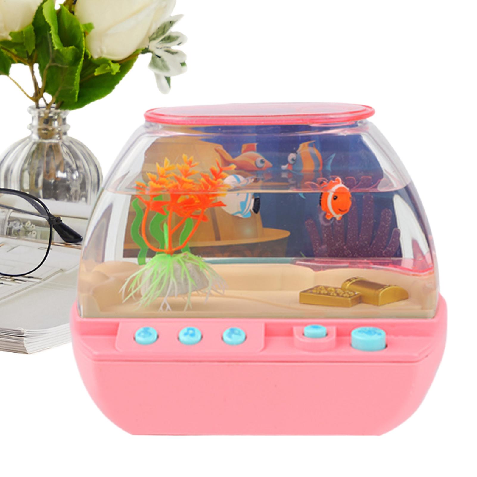 Lighting Decor For Bedroom - Speelgoed aquarium huisdecoratie met muziek en