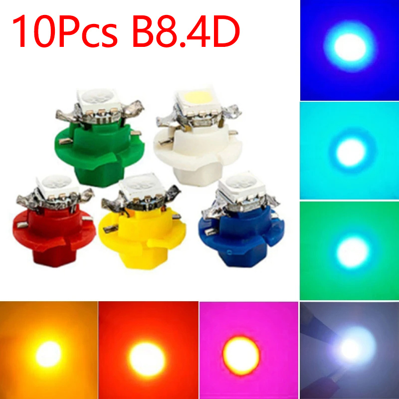 Colour Changing Bulb - 10 Stuks 12V 7 Kleuren B8.4