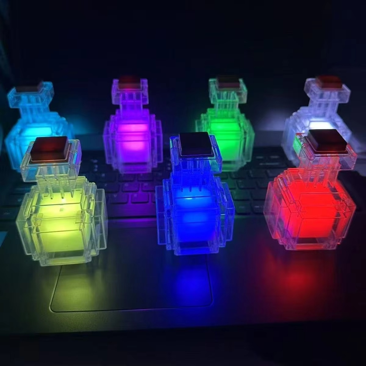 Lighting Home Decor Items - Oplaadbare Potion Bottle Nachtlampje Led Kleurveranderend