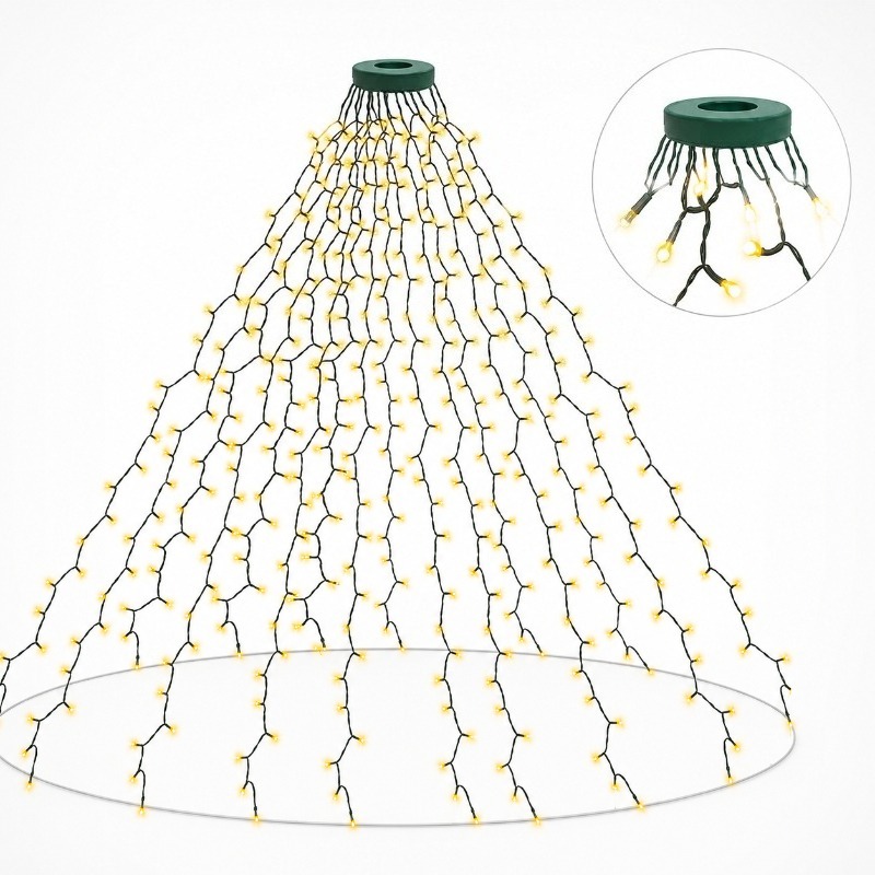 Lighting Tree Decor - Waterdichte USB LED-slingers, 8 verlichtingsmodi voor