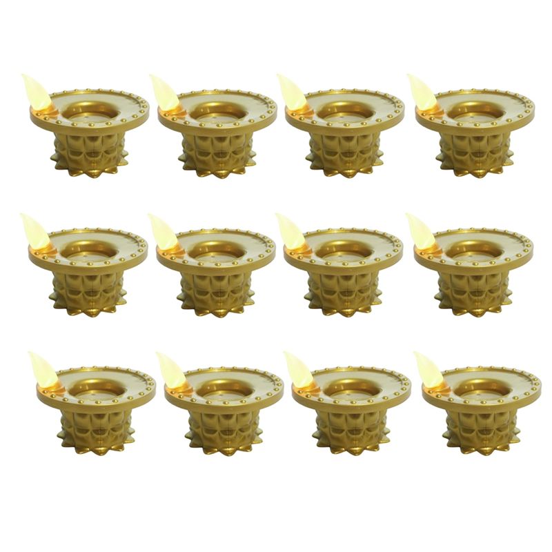 Lighting Decoration For Diwali - BHBD-Waterdichte Vlamloze Olielamp Decoraties 12 Stuks