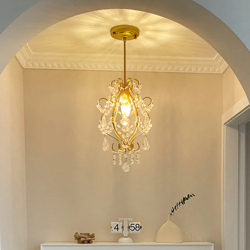 Lighting Home Decor Items - Amerikaanse kristallen kleine kroonluchter middeleeuwse stijl