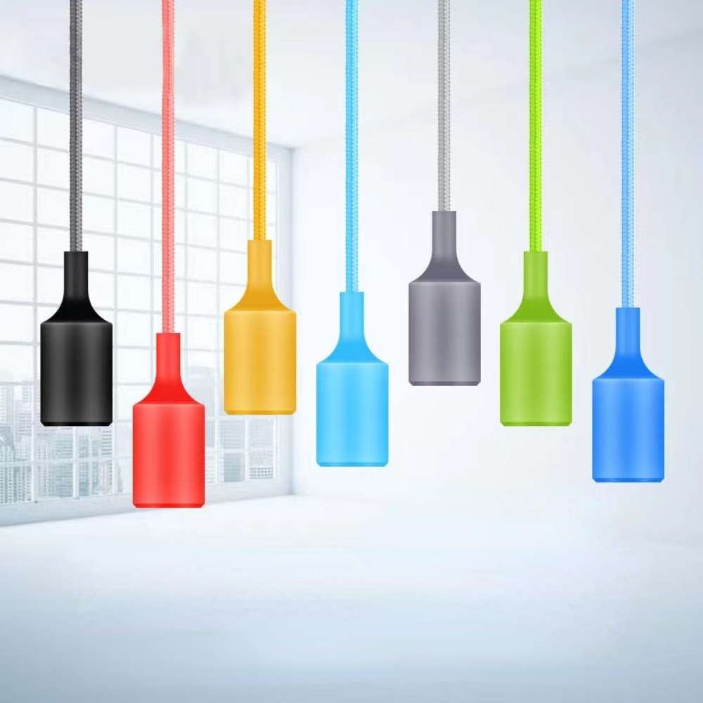 Colour Changing Bulb - Hanglampen Moderne Eenvoudige Enkele Kop Silicagel