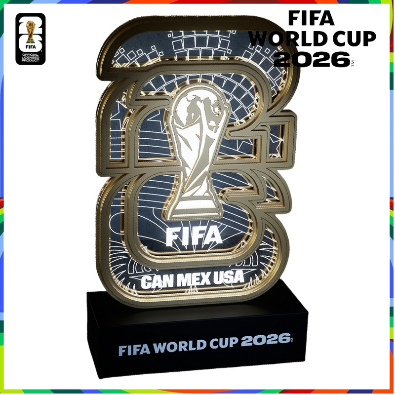 Lighting World Decor - 26 Gouden Thema FIFA Wereldbeker Lichtreclame