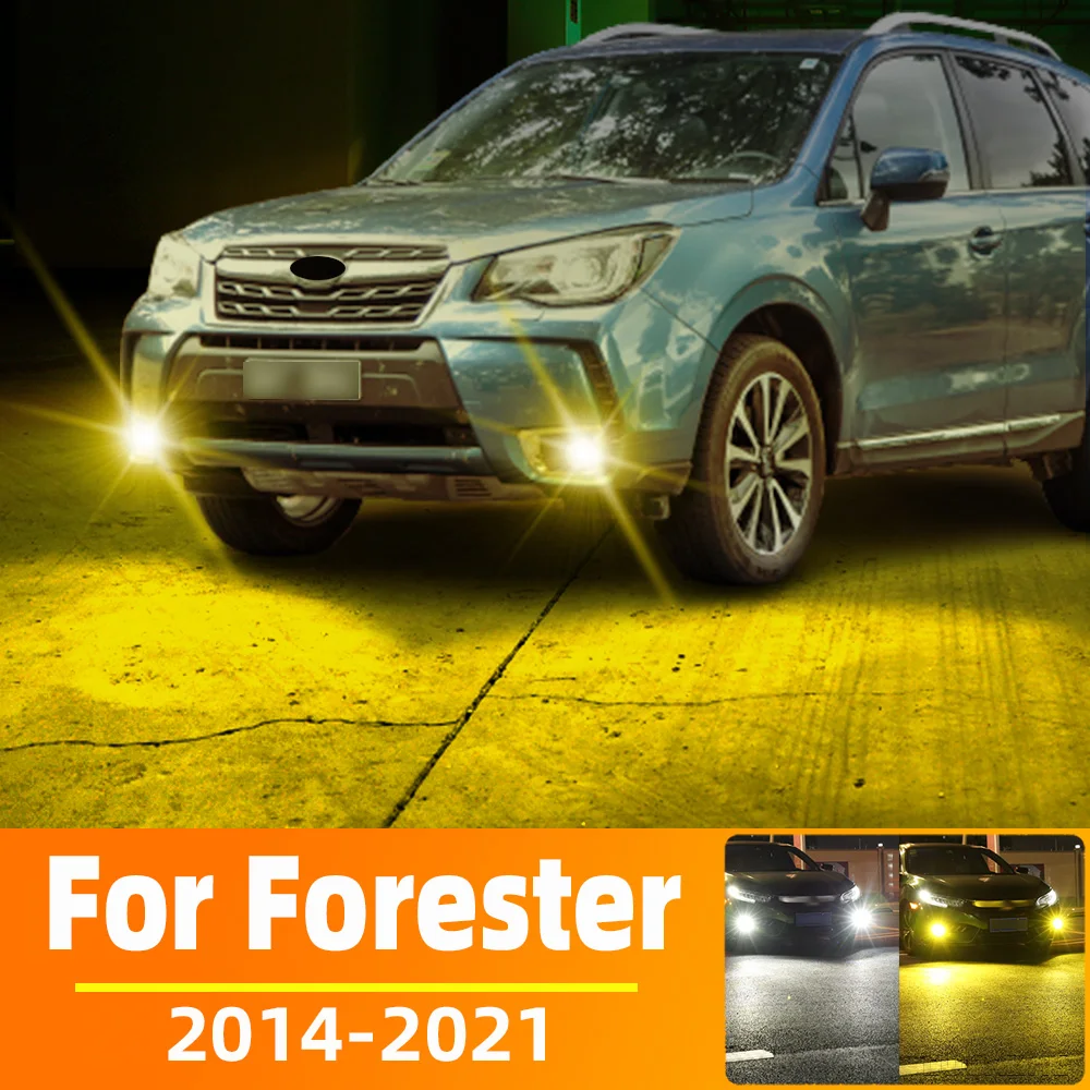 Colour Changing Bulb - 2Pcs Led Mistlamp Lampen Voor Subaru