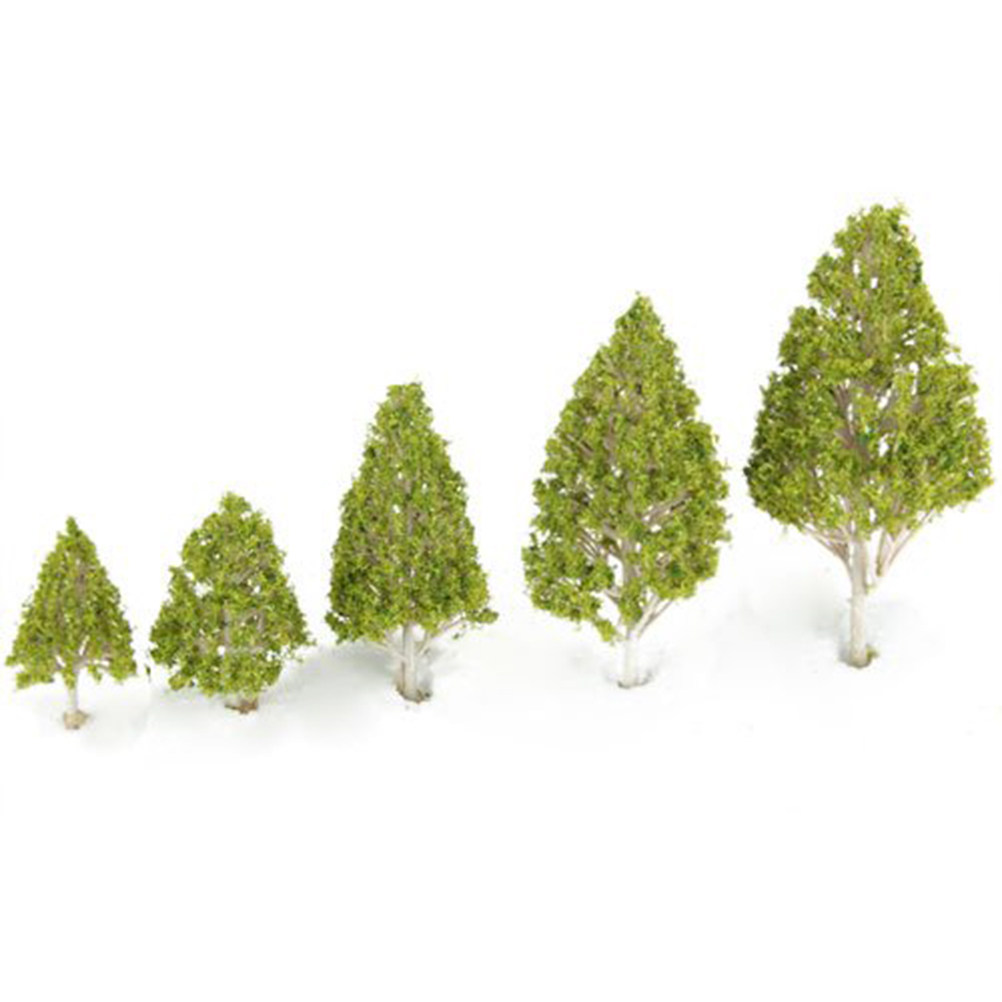 Lighting Tree Decor - 5 stuks decoratieve witte populierenbomen met