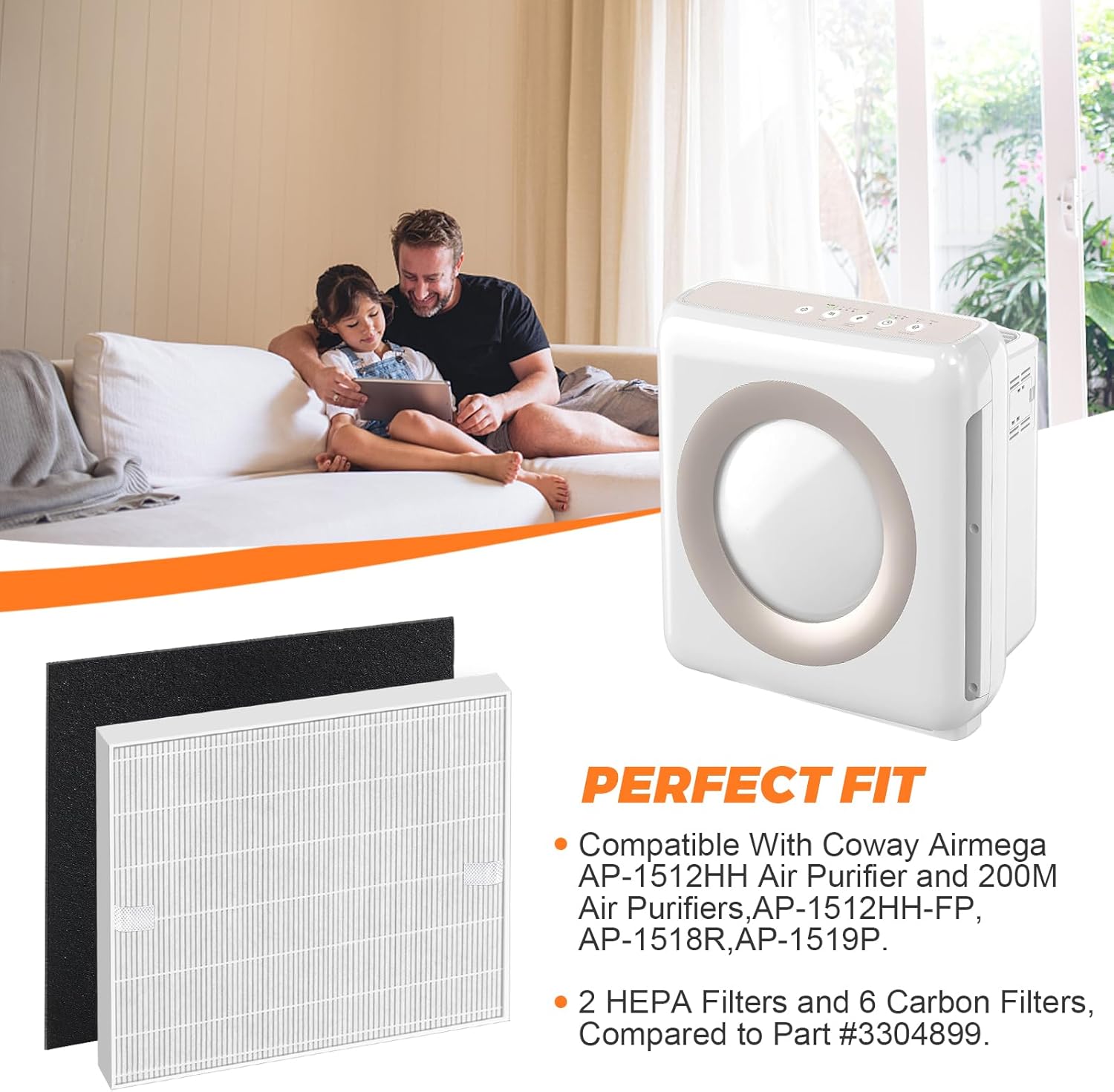2-pack AP-1512HH vervangingsfi - Coway Air Purifier Ap-1512Hh recensie en prijs
