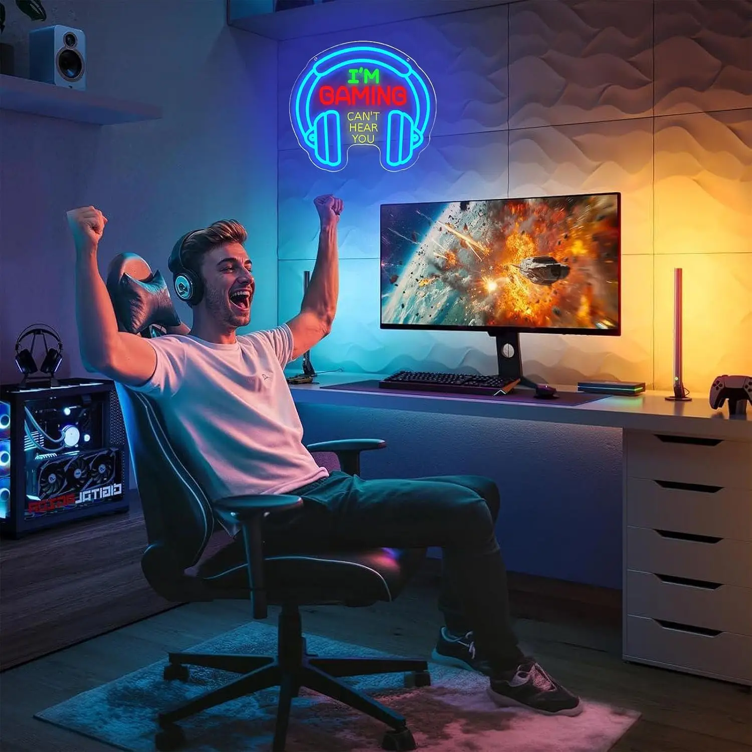 Ik speel games, ik hoor je nie - Lighting Decor For Bedroom recensie en prijs