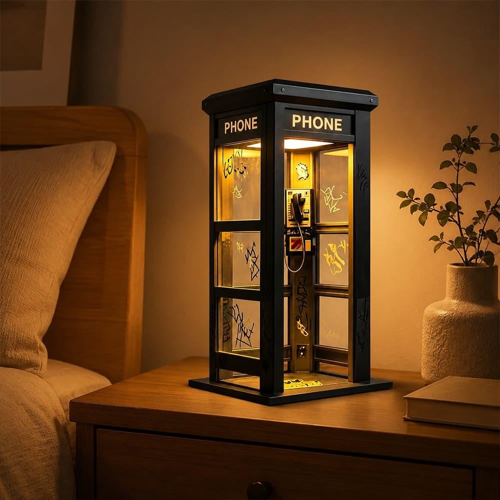 Retro Graffiti Telefooncel Taf - Lighting Decor For Bedroom recensie en prijs