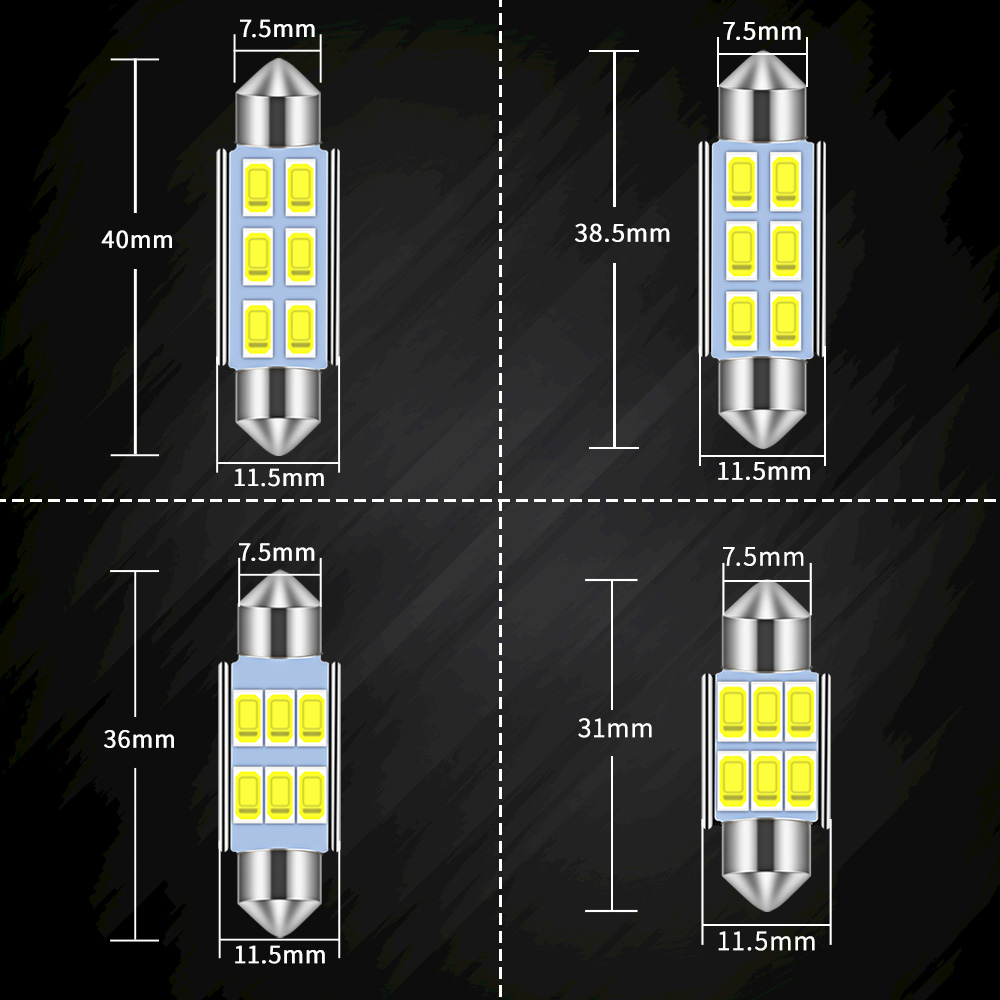 4 Stuks C5W Led Auto Festoen-3 - Colour Changing Bulb recensie en prijs