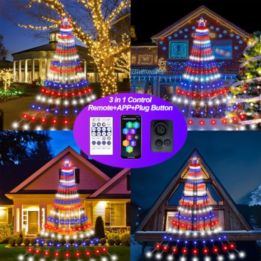 Slimme 4 juli decoratieverlich - Lighting Tree Decor recensie en prijs
