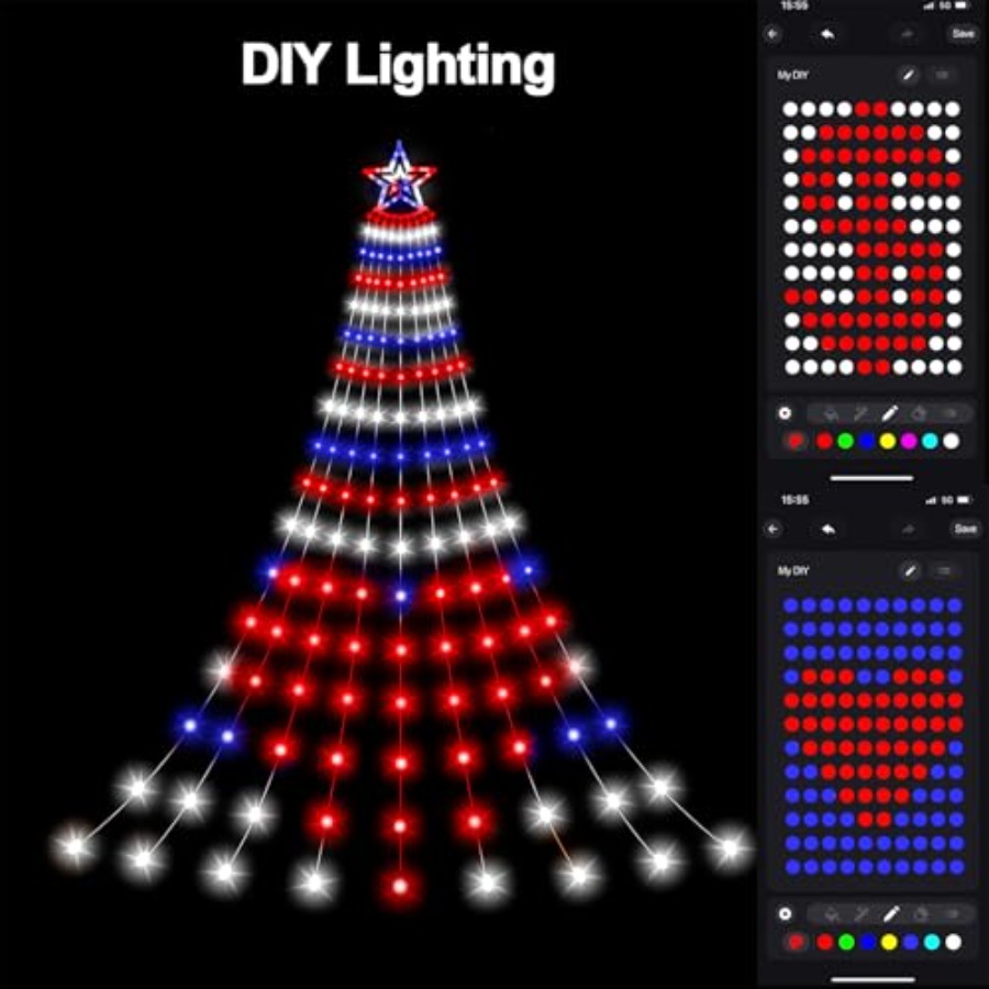 Slimme 4 juli decoratieverlich - Lighting Tree Decor recensie en prijs