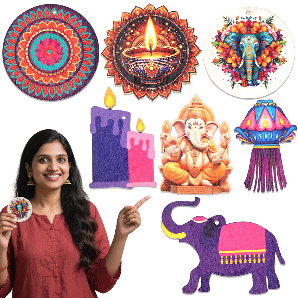 Decor met Diwali-thema - Houte - Lighting Decoration For Diwali recensie en prijs