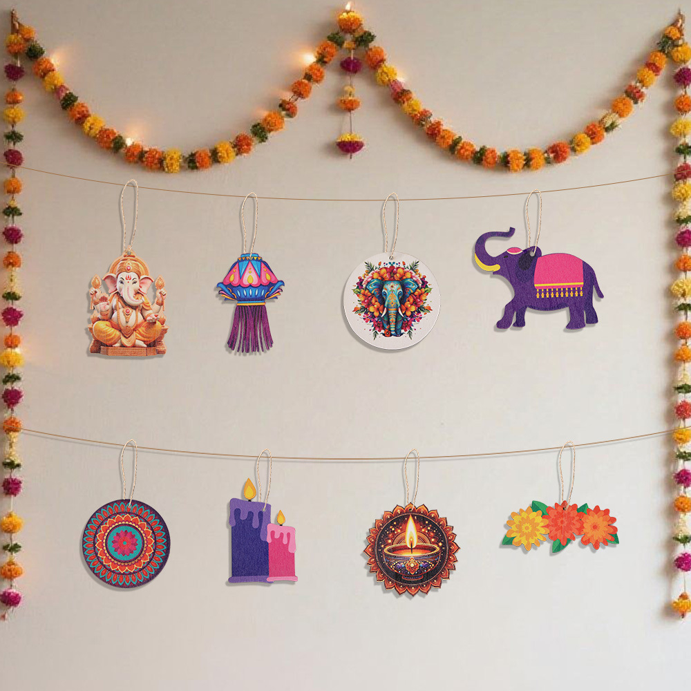Decor met Diwali-thema - Houte - Lighting Decoration For Diwali recensie en prijs