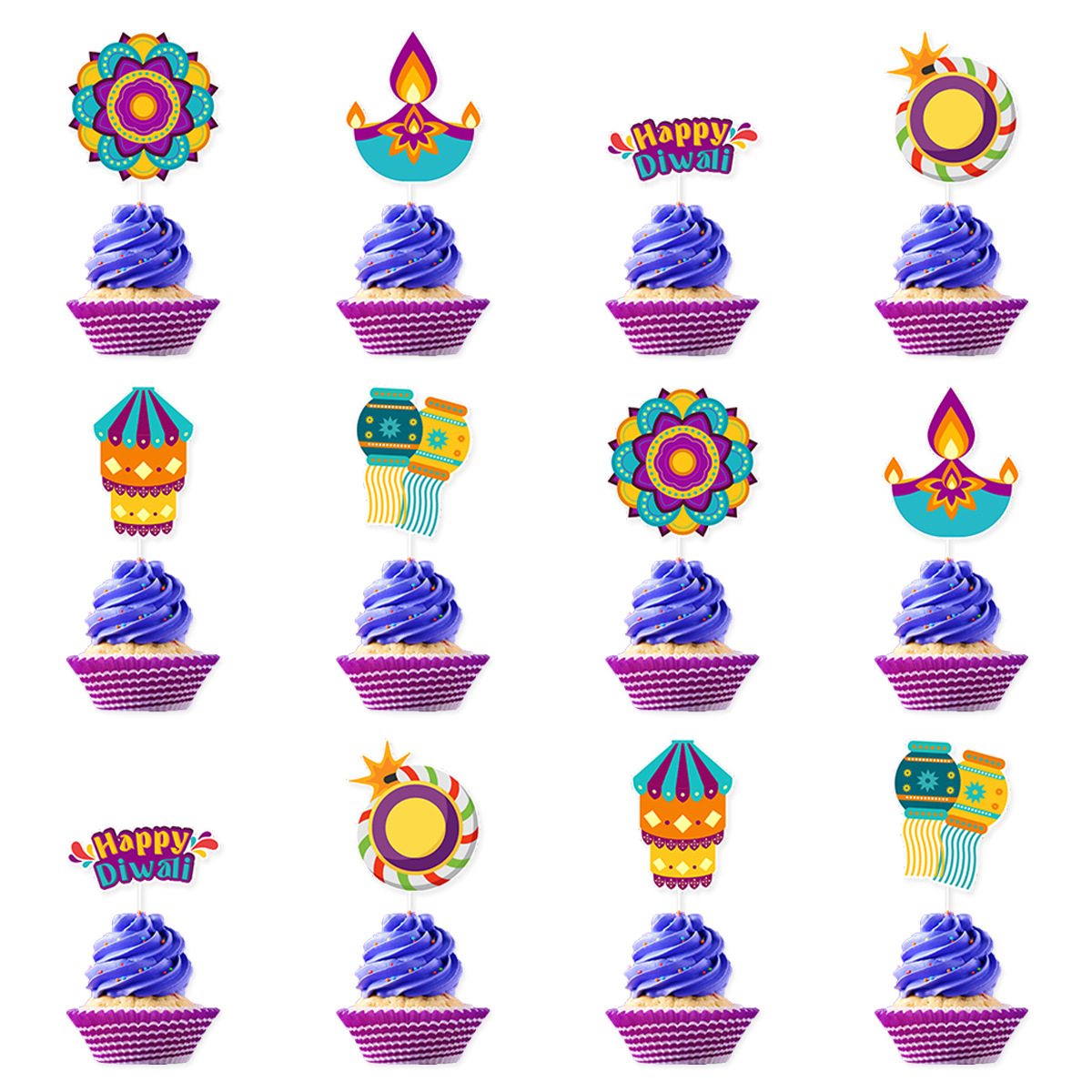 Diwali Thema Cake Decoratie, H - Lighting Decoration For Diwali recensie en prijs