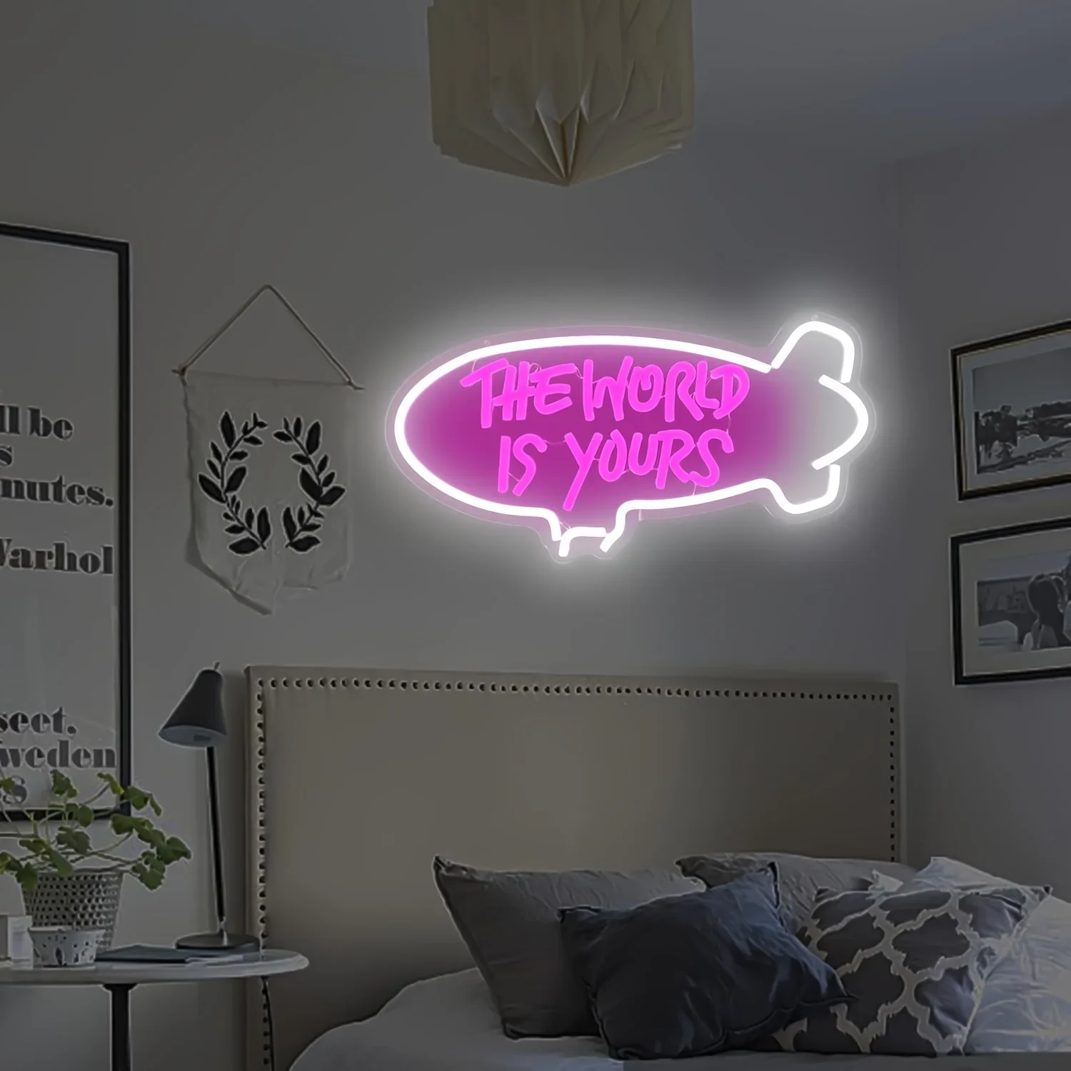De wereld is van jou Blimp Neo - Lighting World Decor recensie en prijs