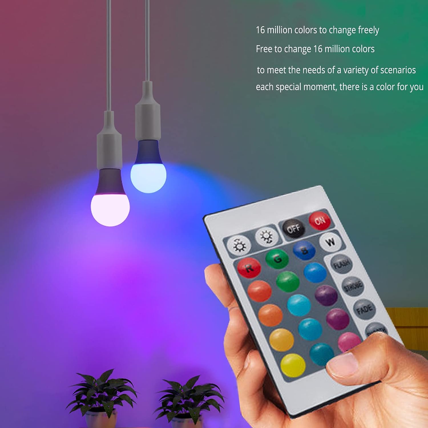 E27 220V 16 Kleuren RGB Lamp L - Colour Changing Bulb recensie en prijs
