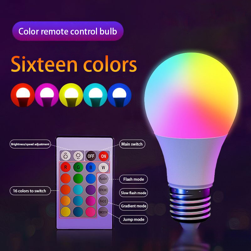 E27 220V 16 Kleuren RGB Lamp L - Colour Changing Bulb recensie en prijs