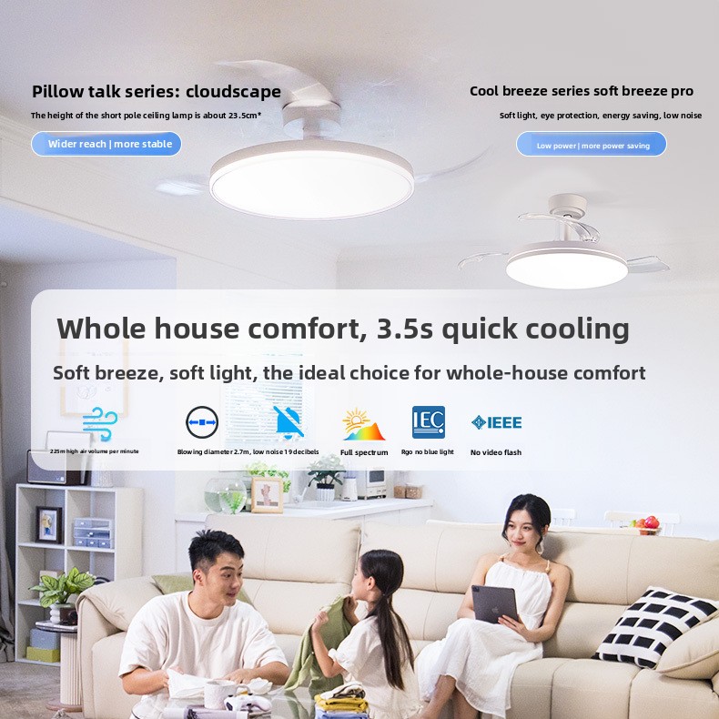 Eenvoudige plafondventilatorla - Decor Lighting Ceiling Fans recensie en prijs
