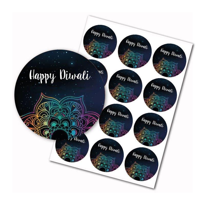 Happy Diwali Stickers Indian F - Lighting Decoration For Diwali recensie en prijs