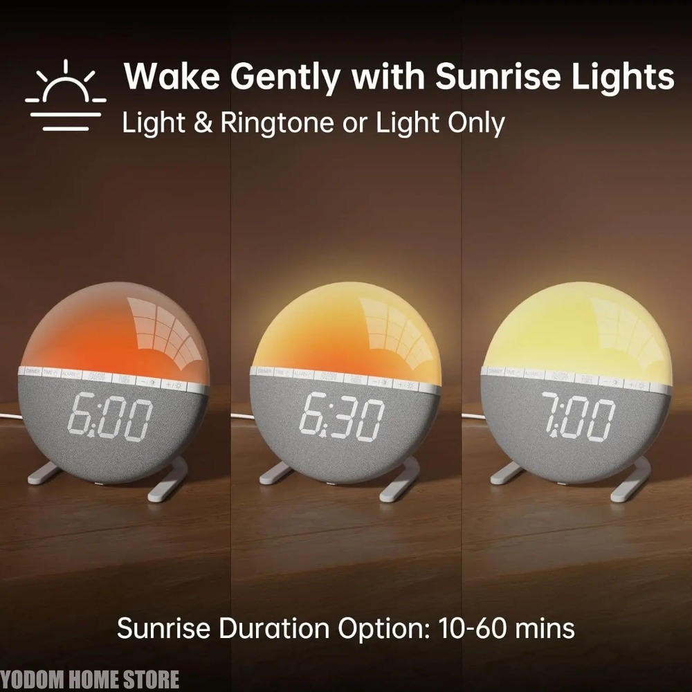 Zonsopgang wekker met kleurrij - Lighting Decor Sunrise recensie en prijs
