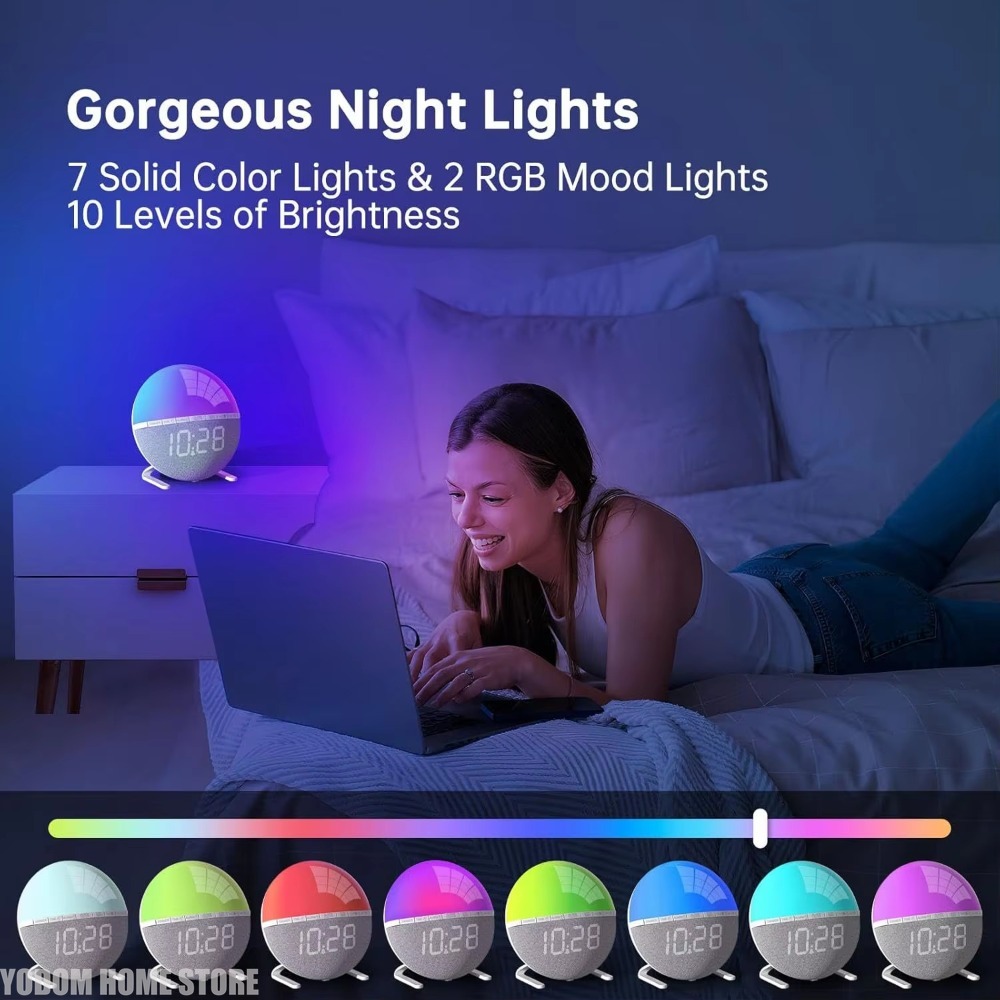 Zonsopgang wekker met kleurrij - Lighting Decor Sunrise recensie en prijs