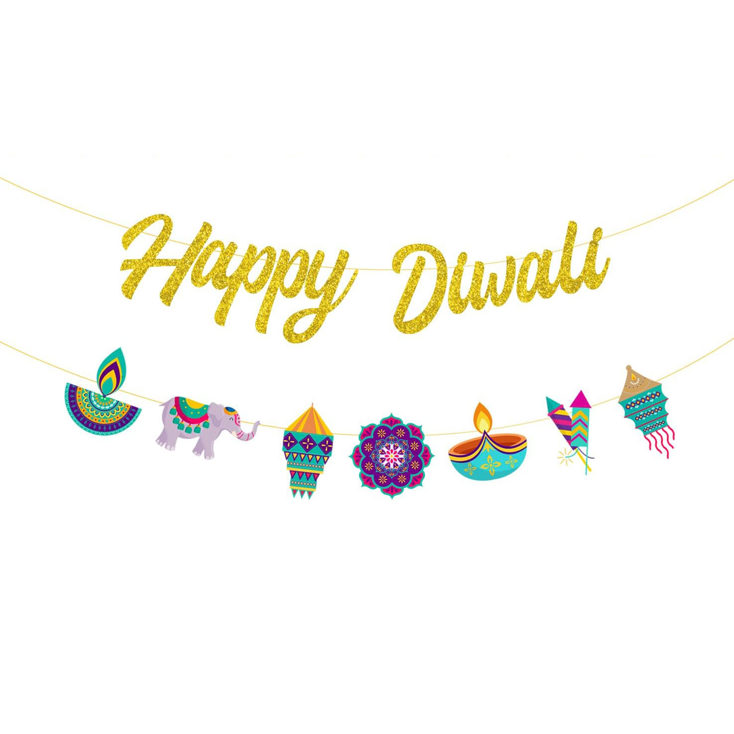 Diwali Party Decorations Happy - Lighting Decoration For Diwali recensie en prijs