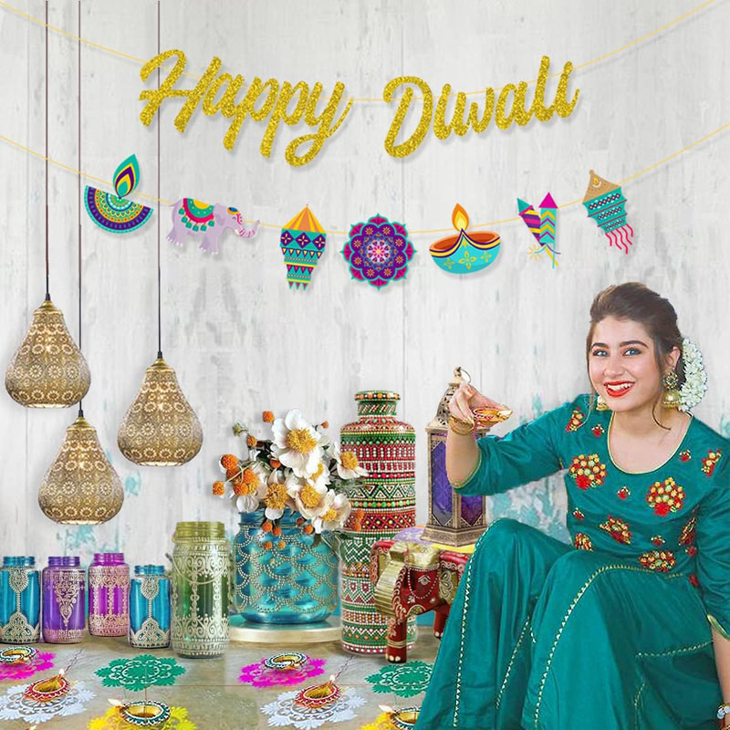 Diwali Party Decorations Happy - Lighting Decoration For Diwali recensie en prijs