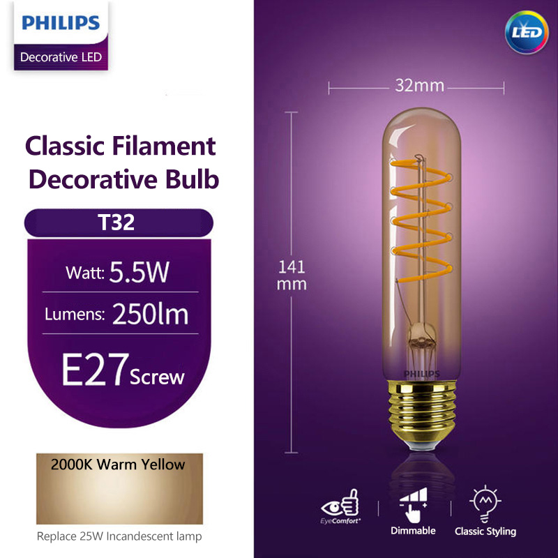 Philips LED T32 Classic Filame - Philips Bulb Led Classic recensie en prijs
