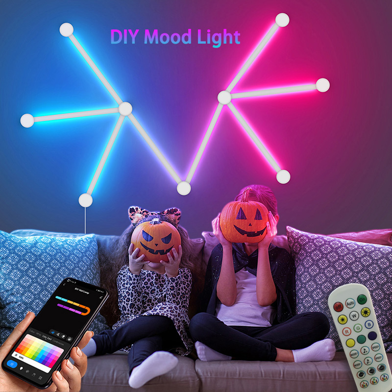 Slimme RGB-wandlamp, Bluetooth - Lighting Decor For Bedroom recensie en prijs