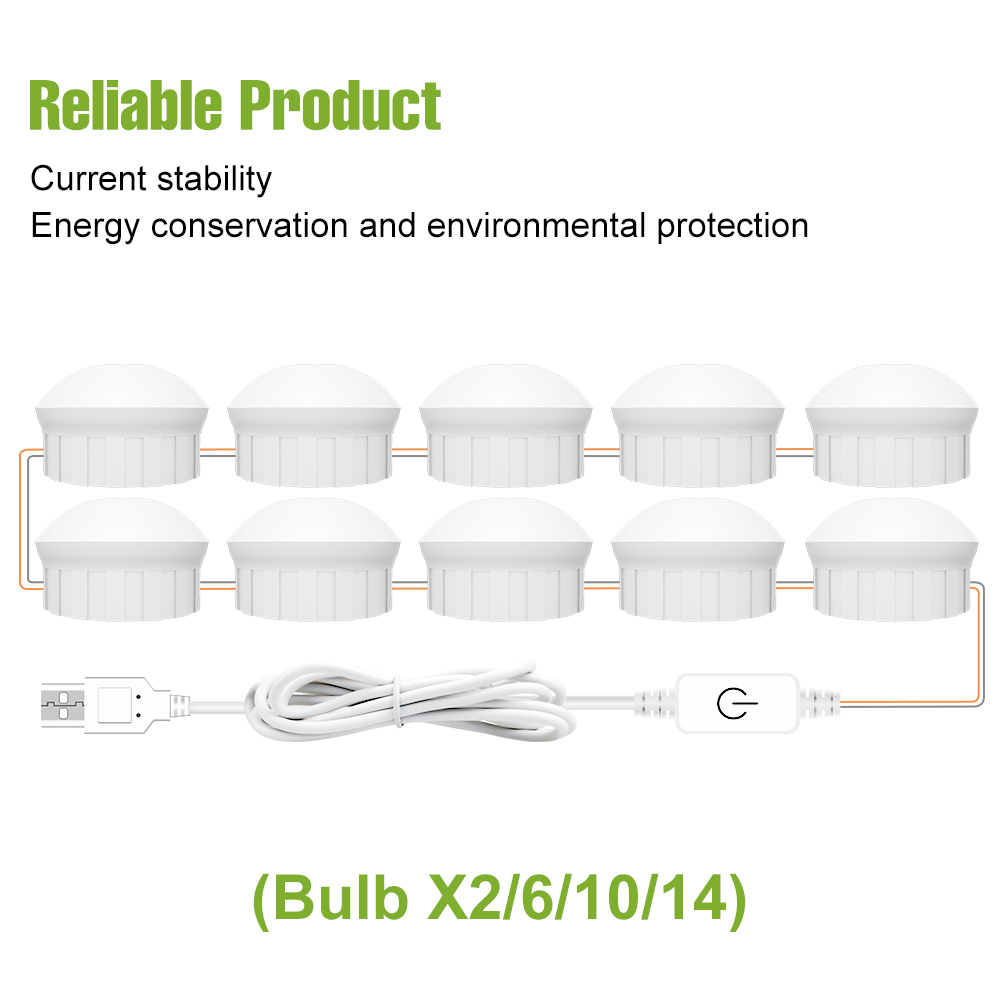 LED-spiegellamp USB kaptafella - Colour Changing Bulb recensie en prijs