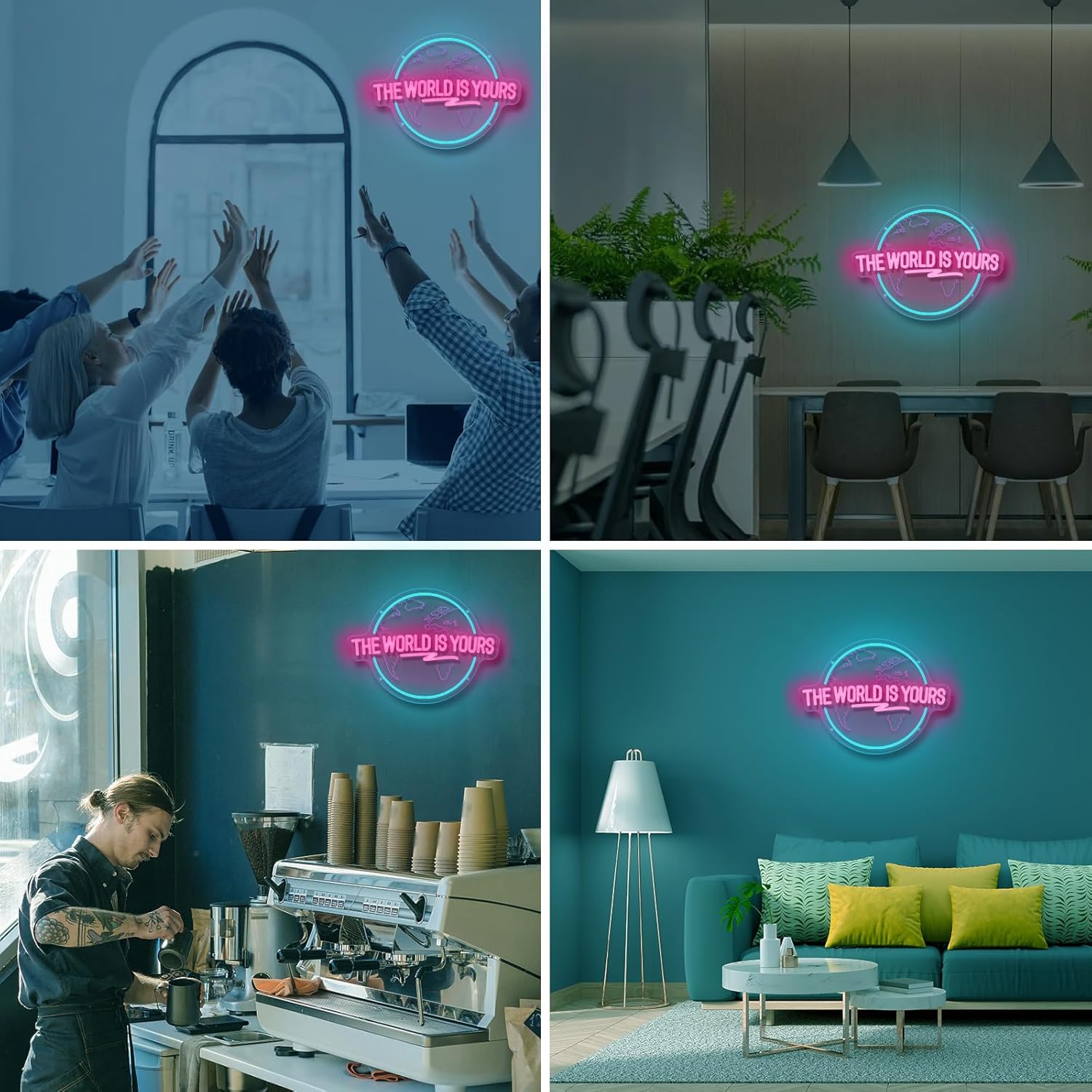 De wereld is van jou Neon Sign - Lighting World Decor recensie en prijs