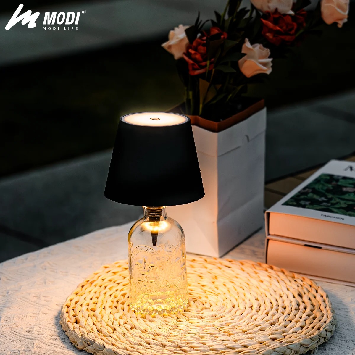 Draadloze fles-tafellamp met a - Colour Changing Bulb recensie en prijs