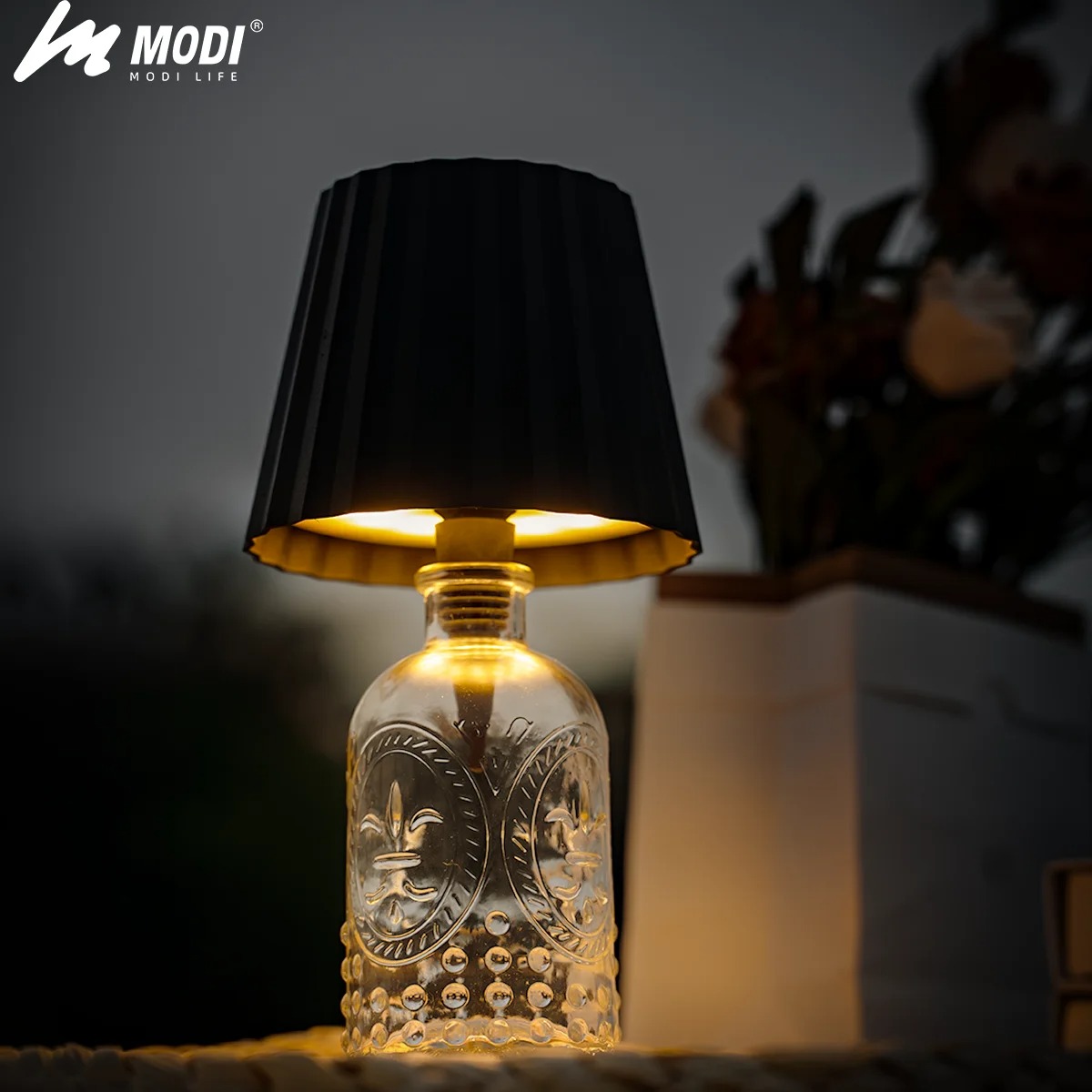 Draadloze fles-tafellamp met a - Colour Changing Bulb recensie en prijs
