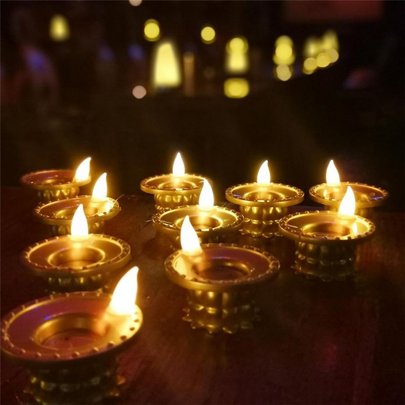 BHBD-Waterdichte Vlamloze Olie - Lighting Decoration For Diwali recensie en prijs
