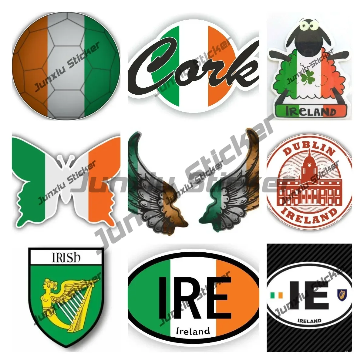 Ierland vlag vleugels creatiev - Decor Lighting Ireland recensie en prijs