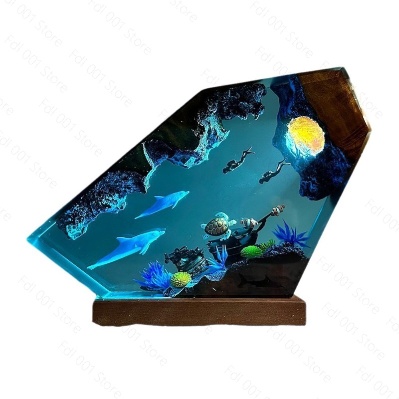 Dolfijn en Schildpad Harsen Na - Lighting World Decor recensie en prijs