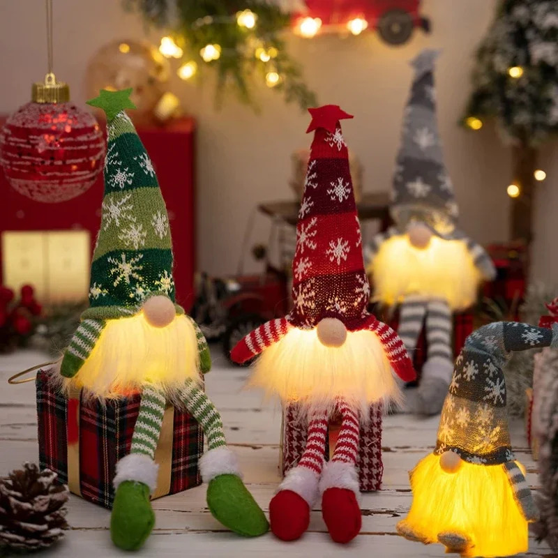 Kerst gezichtsloze pop kaboute - Lighting Tree Decor recensie en prijs