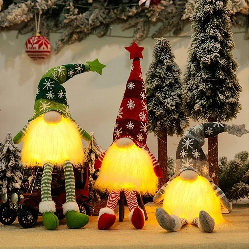 Kerst gezichtsloze pop kaboute - Lighting Tree Decor recensie en prijs