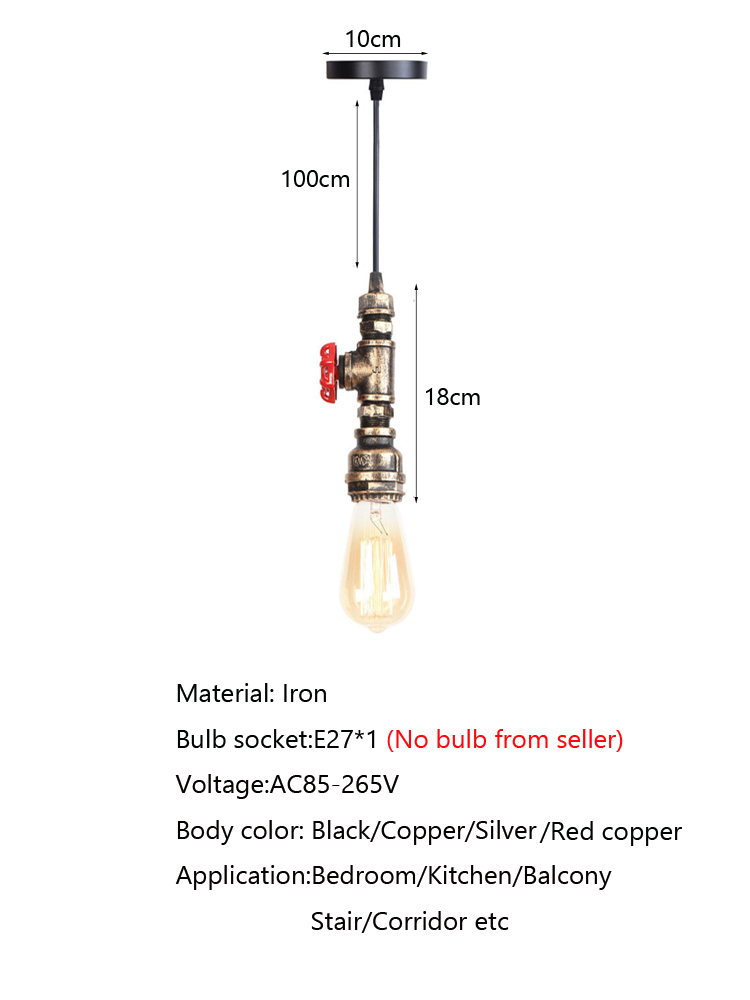 Retro Loft Industrieel Wind Wa - Lighting Home Decor Items recensie en prijs