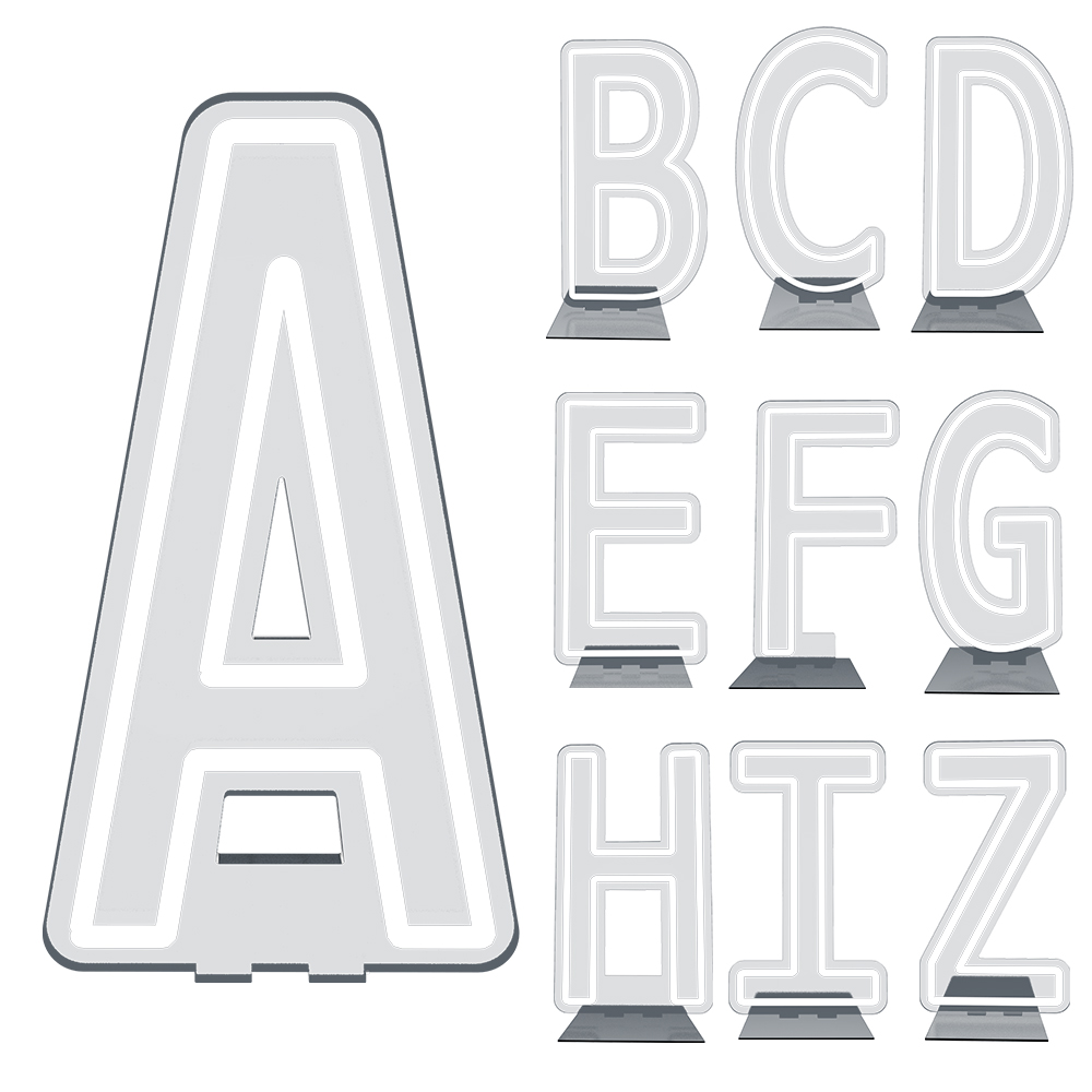 30 inch groot neon baby letter - Lighting World Decor recensie en prijs