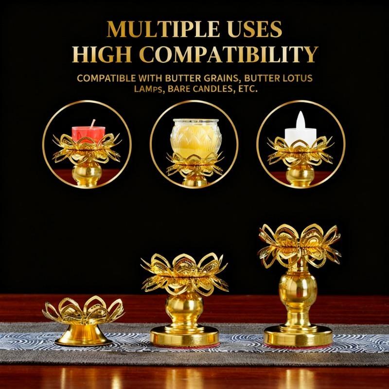 2 stuks houders lotus gouden D - Lighting Decoration For Diwali recensie en prijs