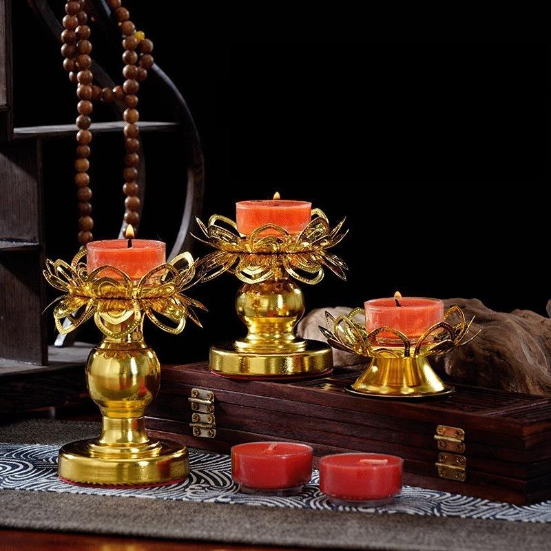 2 stuks houders lotus gouden D - Lighting Decoration For Diwali recensie en prijs